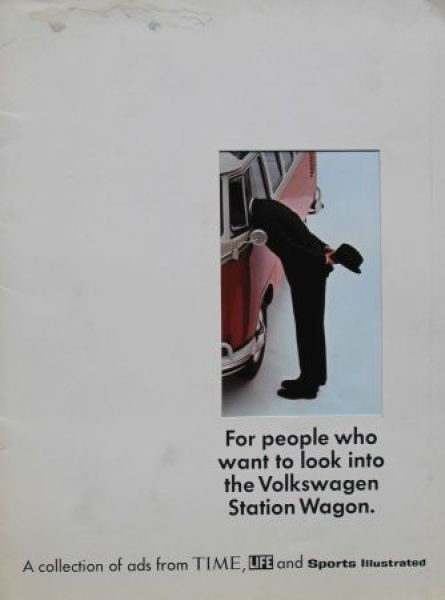 Volkswagen T1 Transporter Sambabus Modellprogramm 1963 "For people who want to look" Automobilprospekt (6285)